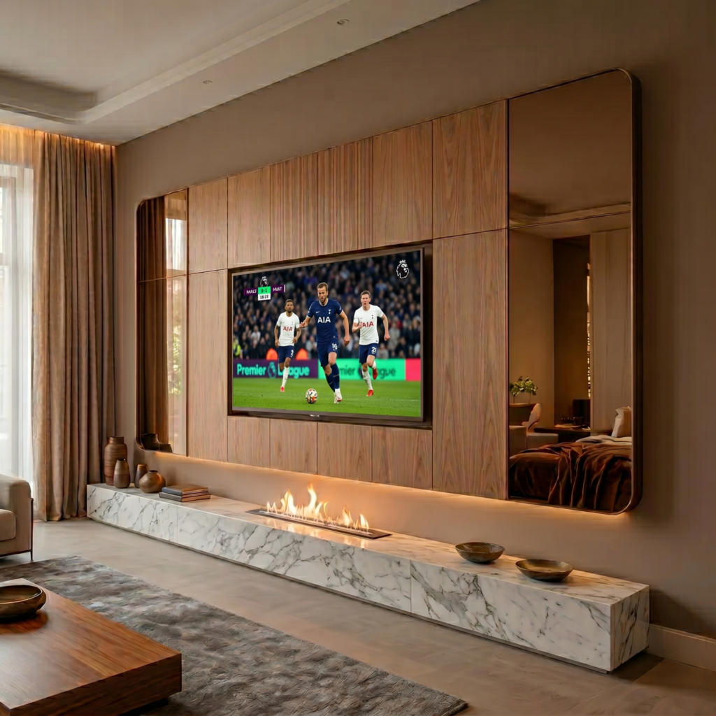 Media Walls Installation by Eden Kitchens